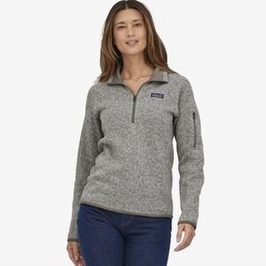Patagonia Women’s Small Better Sweater 1/4-Zip Gray Fleece Pullover